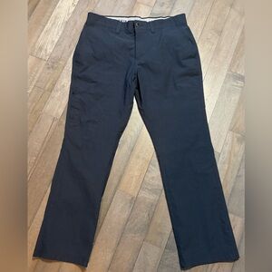 Orvis Pants Mens 36x30 Blue Nylon Stretch Water Repellent Hiking Travel Outdoor